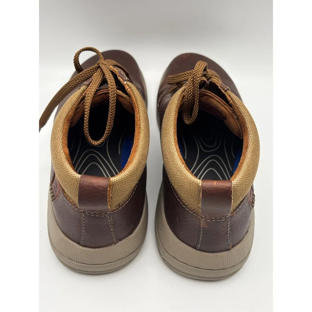 Clarks Collection Extreme Comfort Brown Leather Chukka Boots Mens 9.5